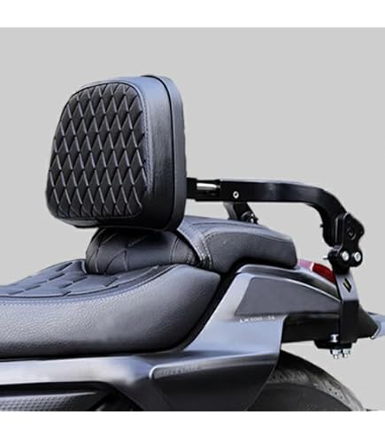レブル250カスタムバイク背もたれ　ブラック Amazon | Rebel 250/500 バックレスト バイク 背もたれ 疲労軽減 簡単